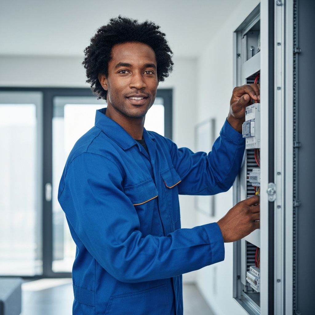 Artisan professionnel ivoirien au travail